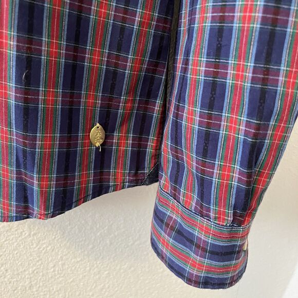 Scotch & Soda Men’s Button Up Shirt Size L Plaid Long Sleeve Preppy Classic - Picture 5 of 14